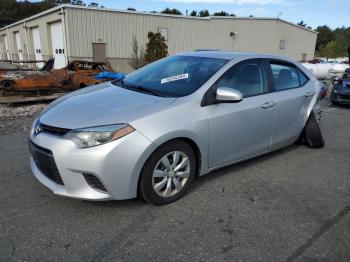  Salvage Toyota Corolla