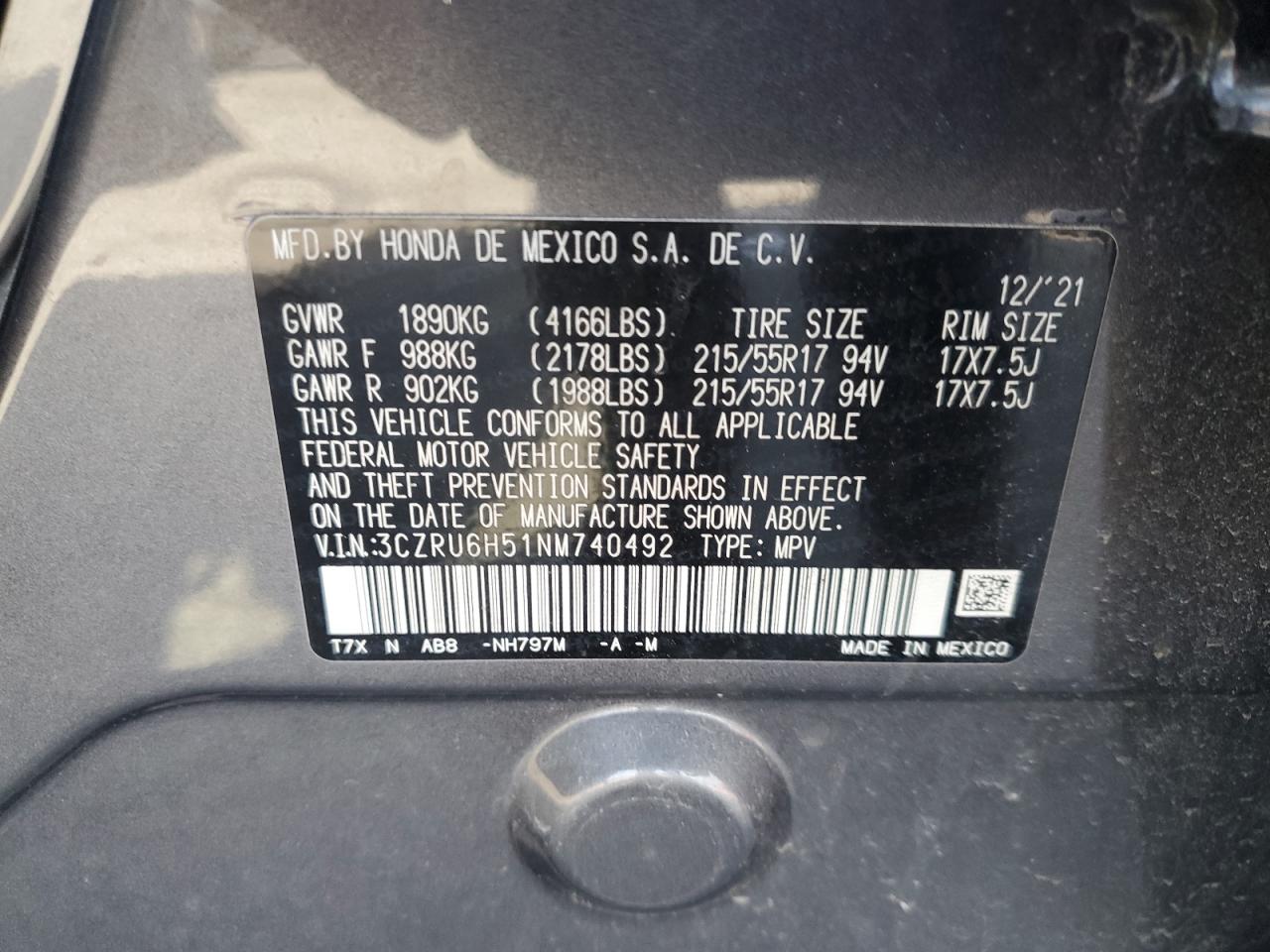 Honda HR-V Ex Image 8