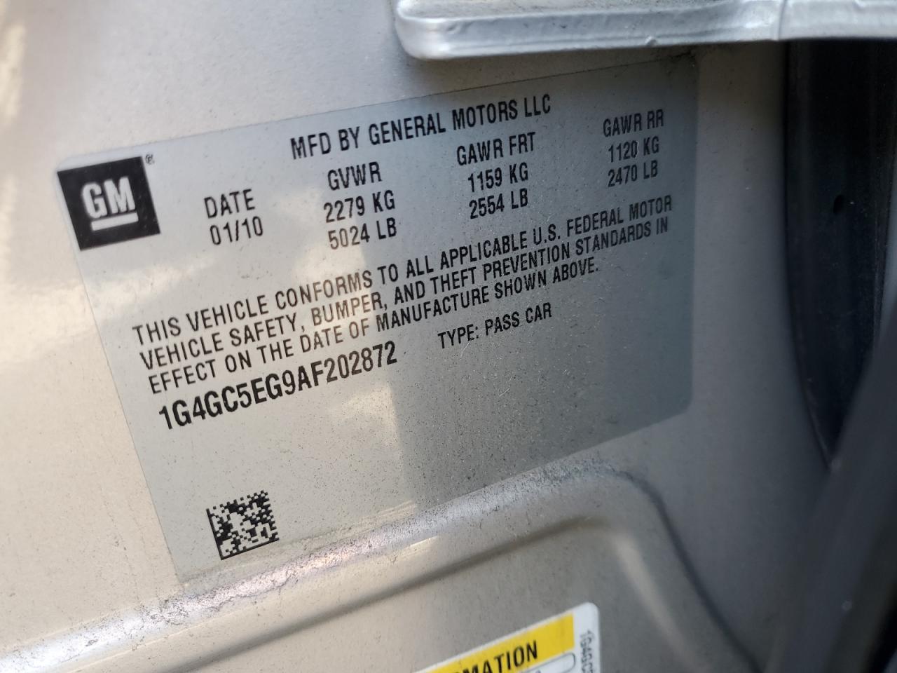 Buick LaCrosse Cxl Image 3