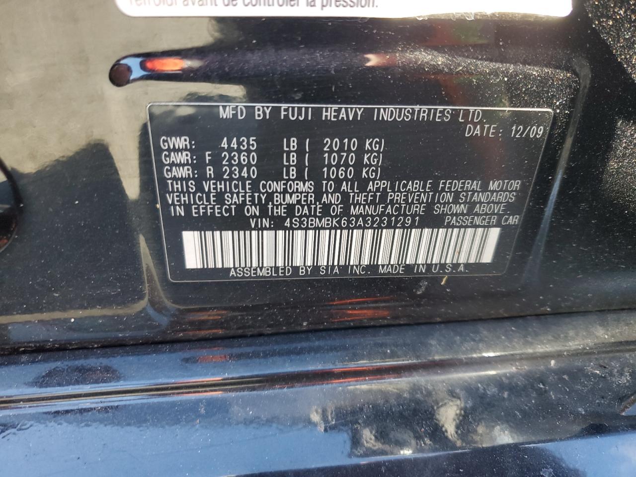 Subaru Legacy 2.5i Limited Image 2