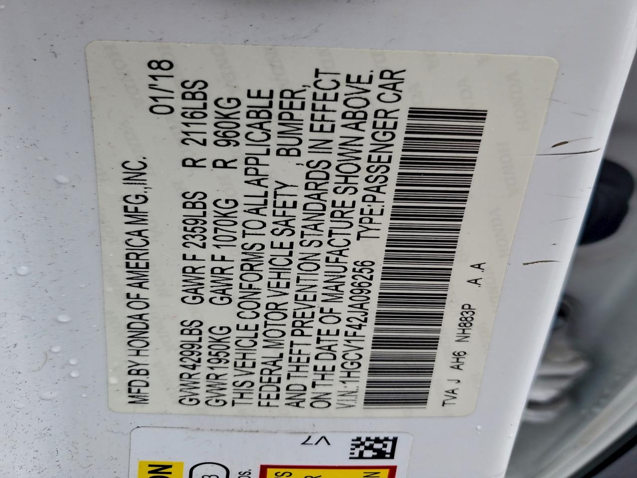 Honda Accord Ex Image 9