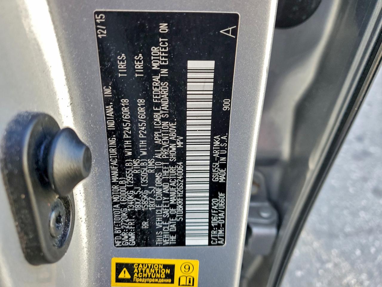 Toyota Highlander Le Image 7