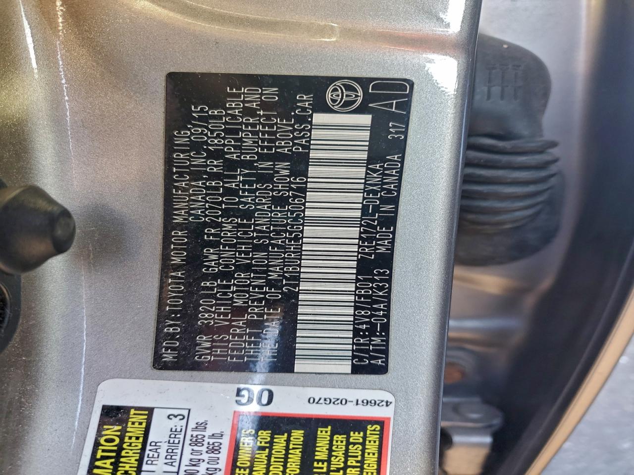 Toyota Corolla L Image 10