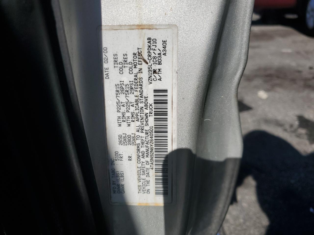 Toyota Tacoma Xtracab Prerunner Image 9