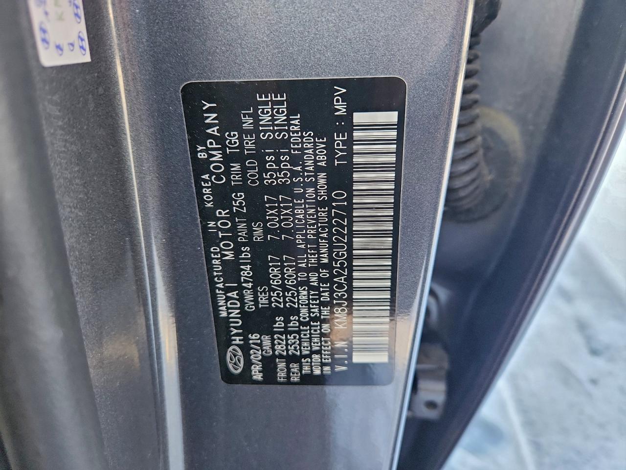 Hyundai TUCSON Limited Image 9