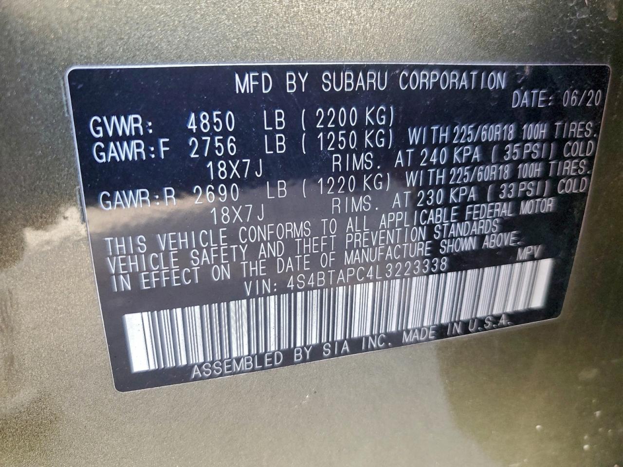 Subaru Outback Touring Image 11