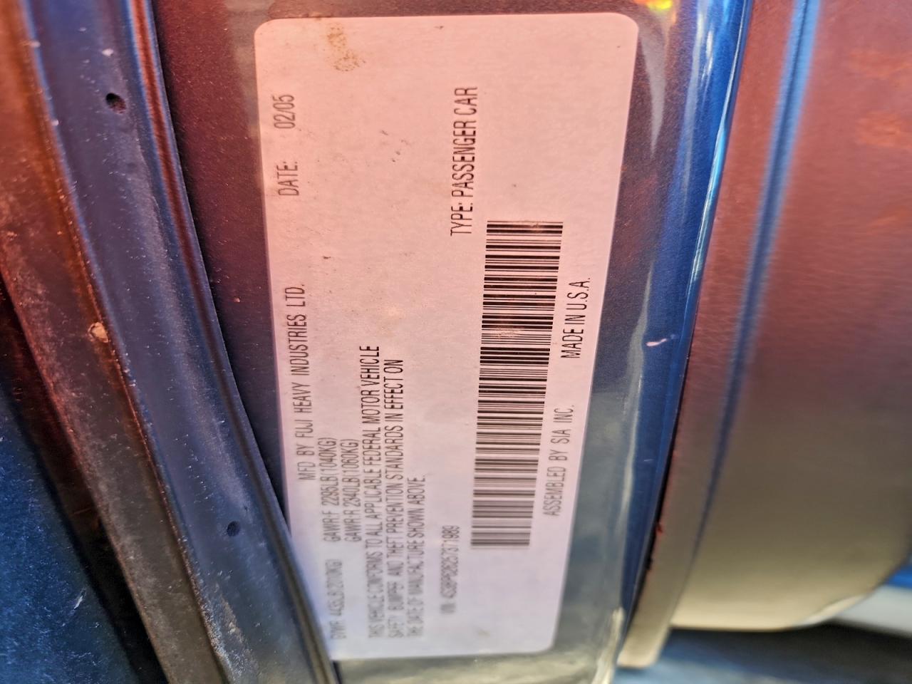 Subaru Legacy 2.5i Limited Image 12