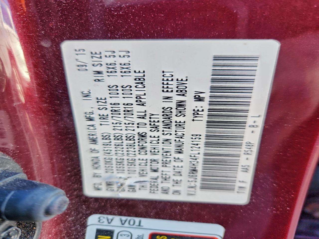 Honda Crv Lx Image 10