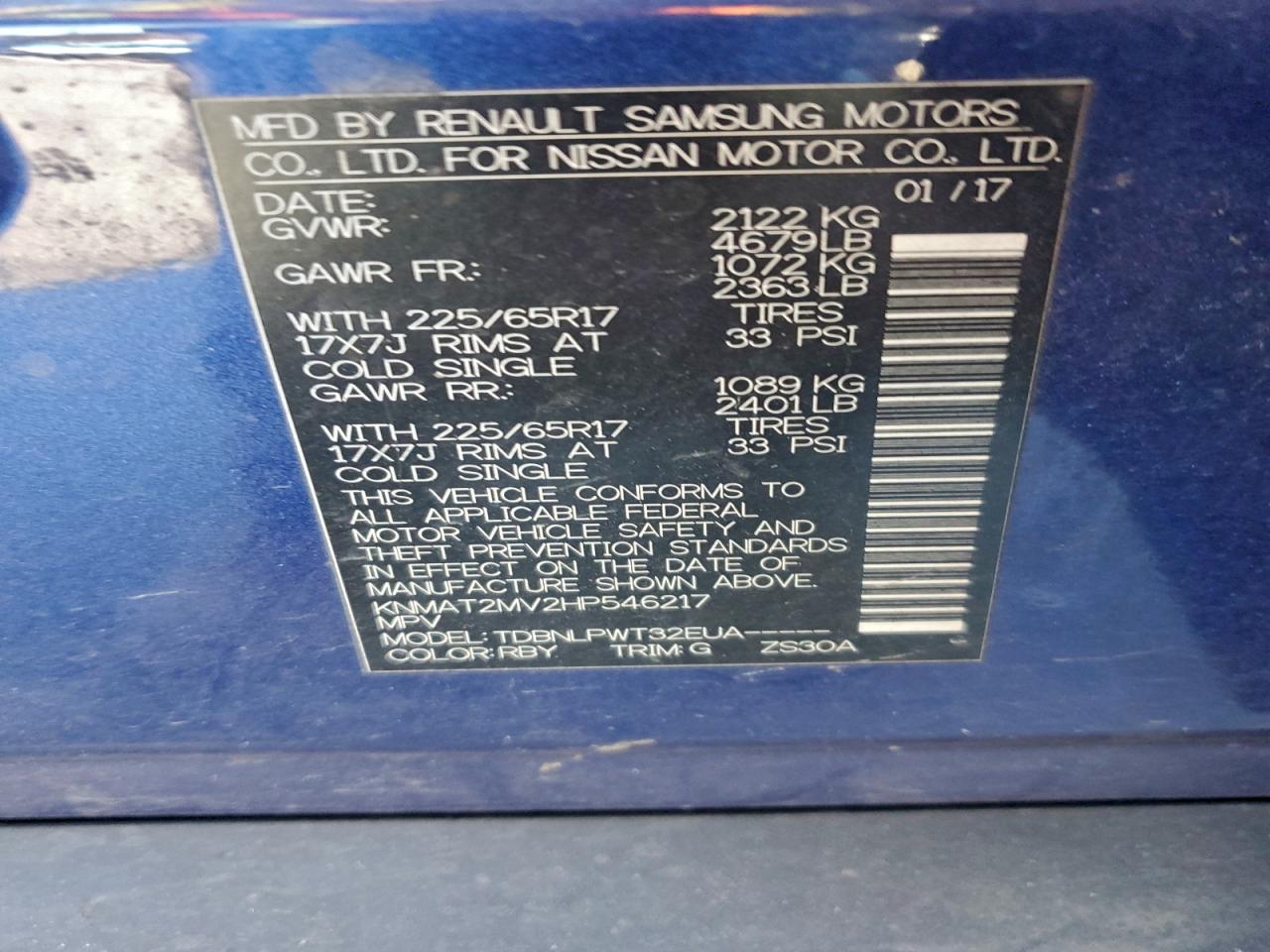 Nissan Rogue S Image 12