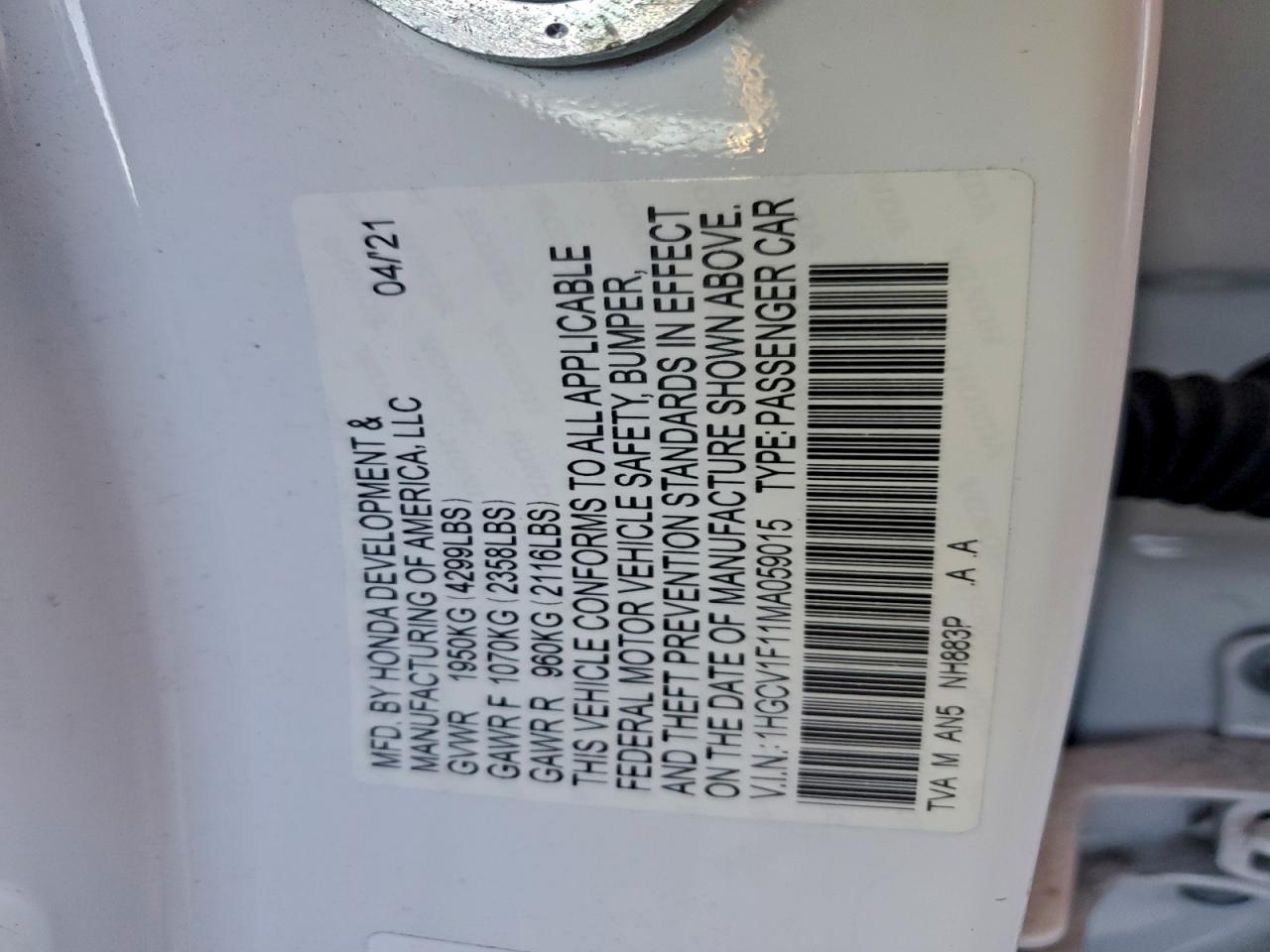 Honda Accord Lx Image 7