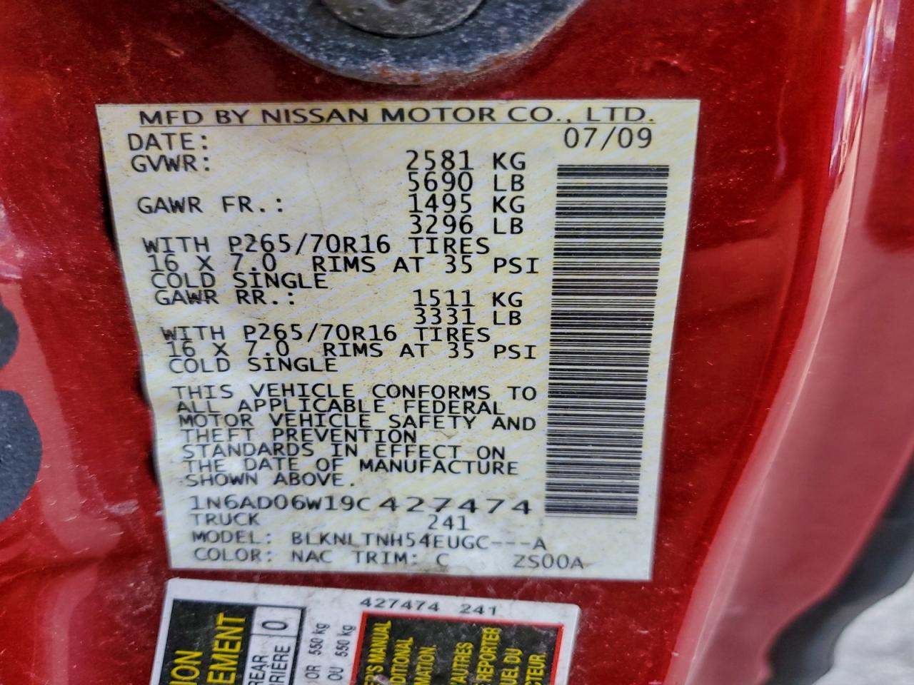 Nissan Frontier King Cab Se Image 10