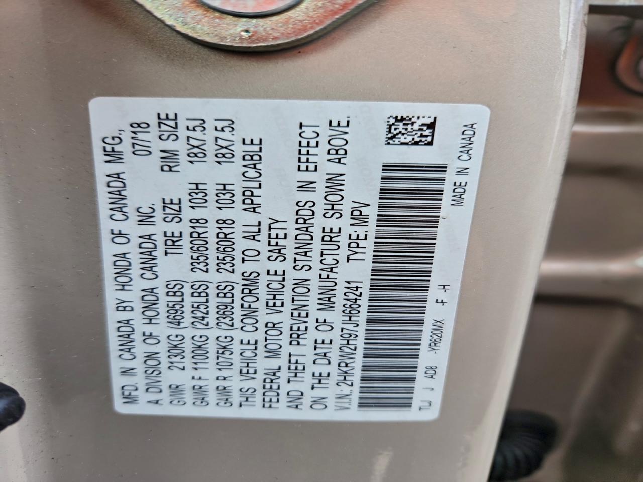 Honda Crv Touring Image 3