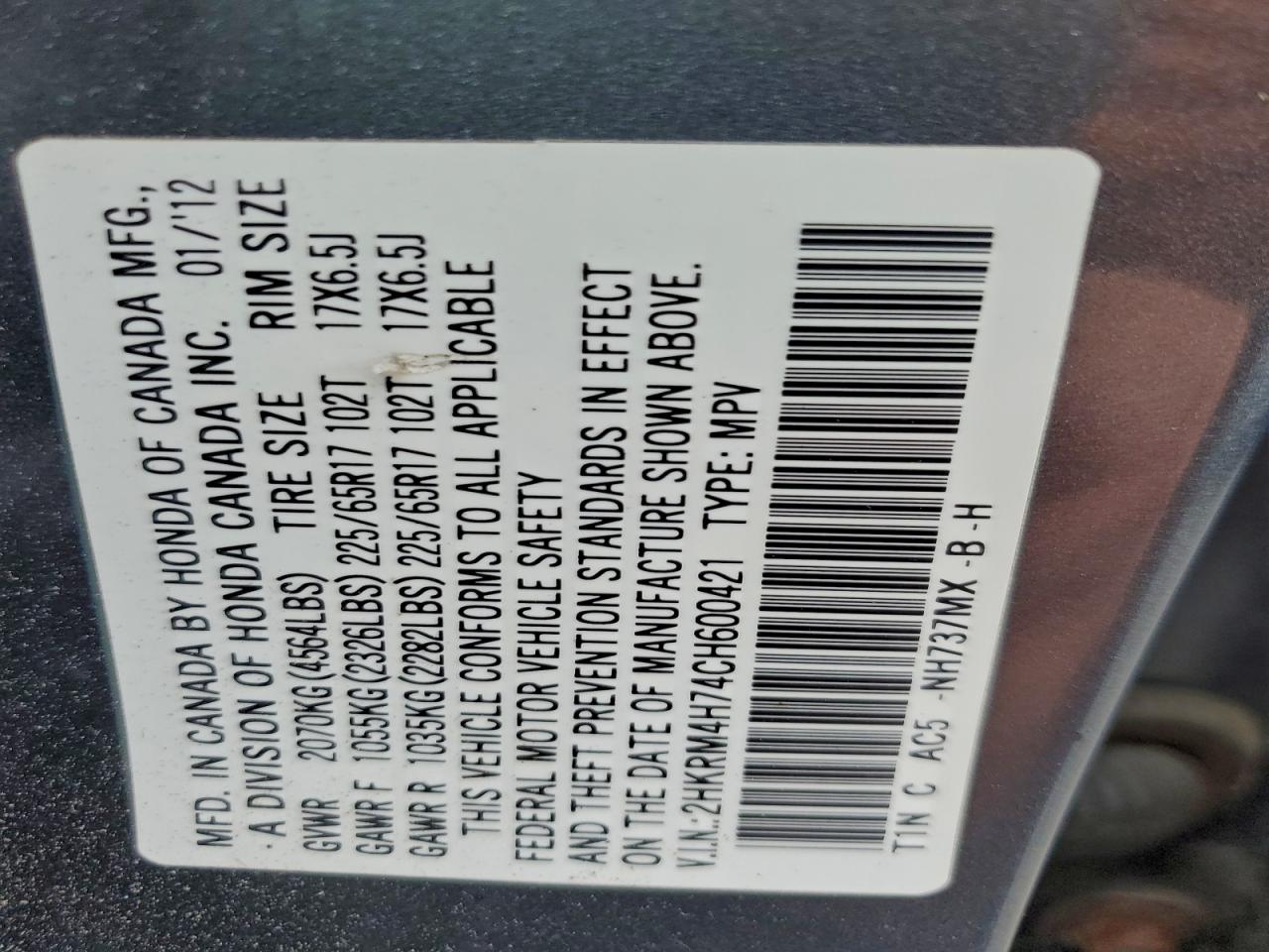 Honda Crv Exl Image 6