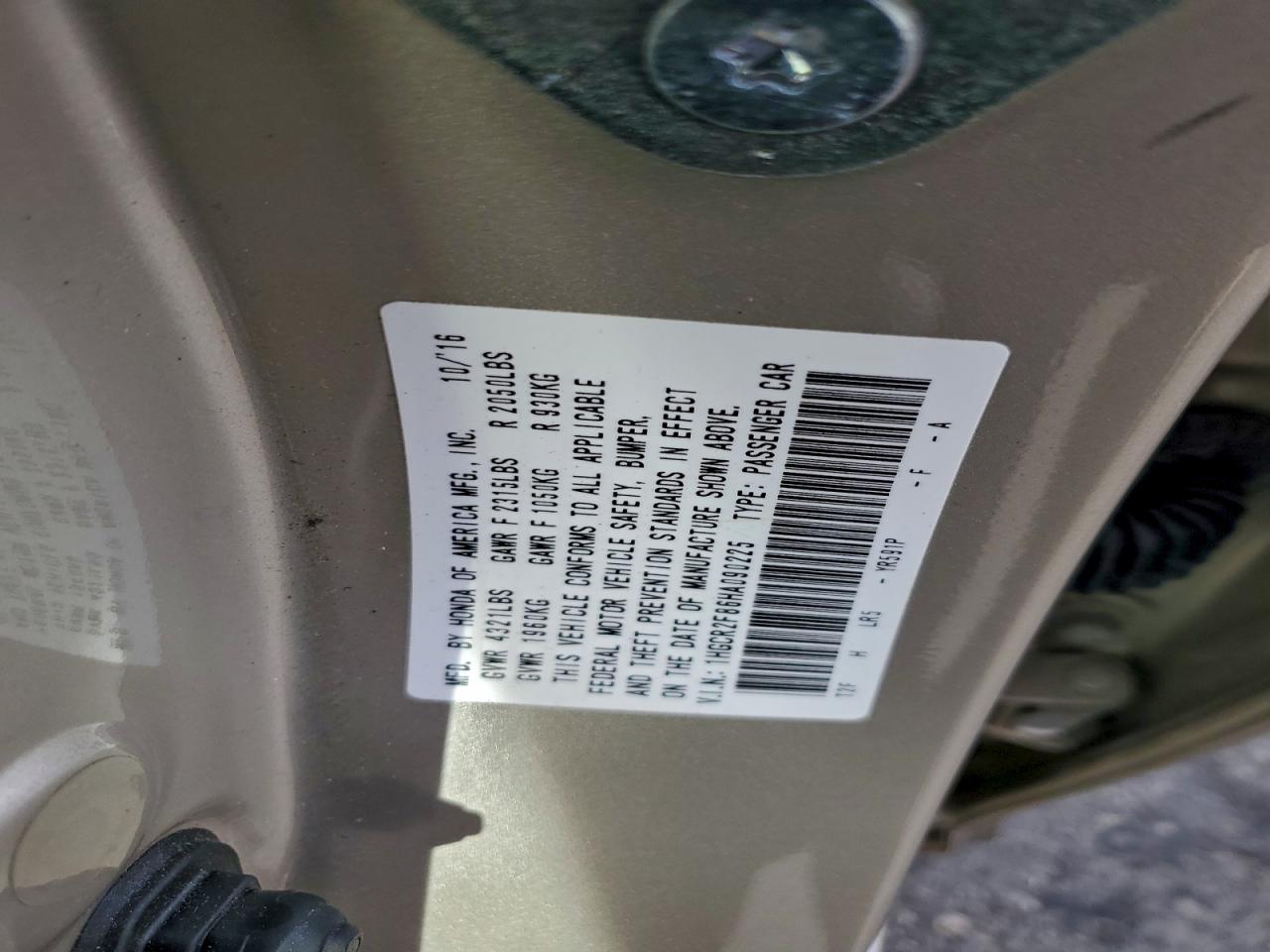 Honda Accord Exl Image 9