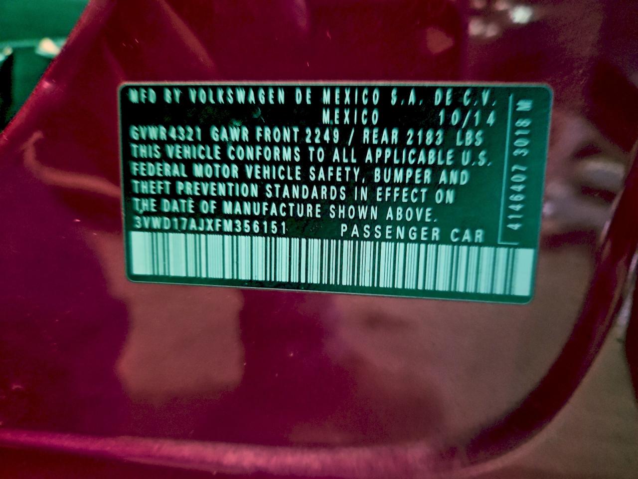 Volkswagen Jetta Se Image 3