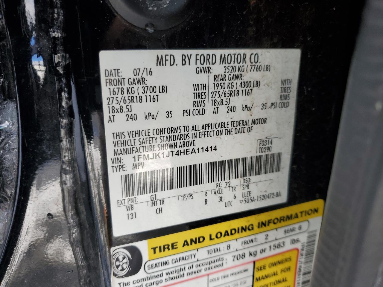 Ford Expedition El Xlt Image 10