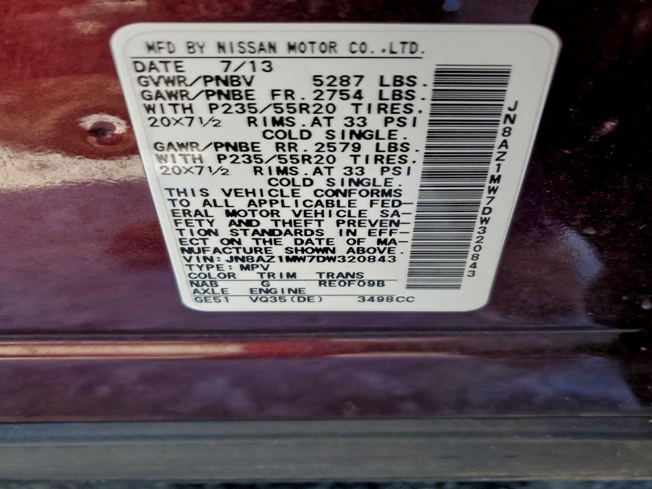 Nissan Murano S Image 13