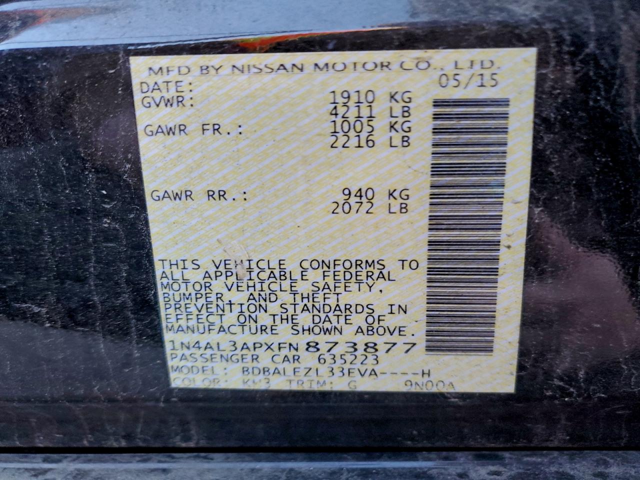 Nissan Altima 2.5 Image 11