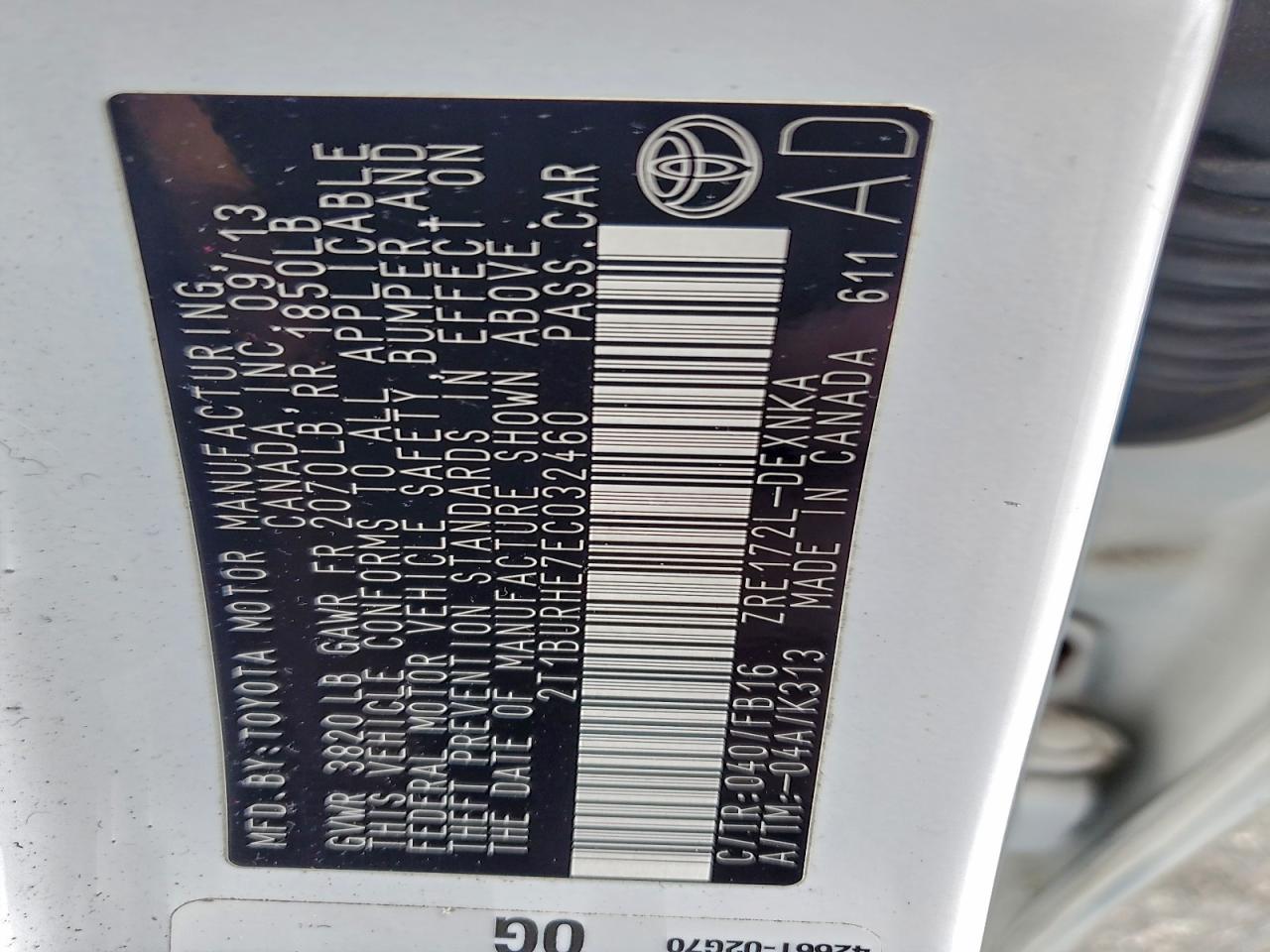 Toyota Corolla L Image 12