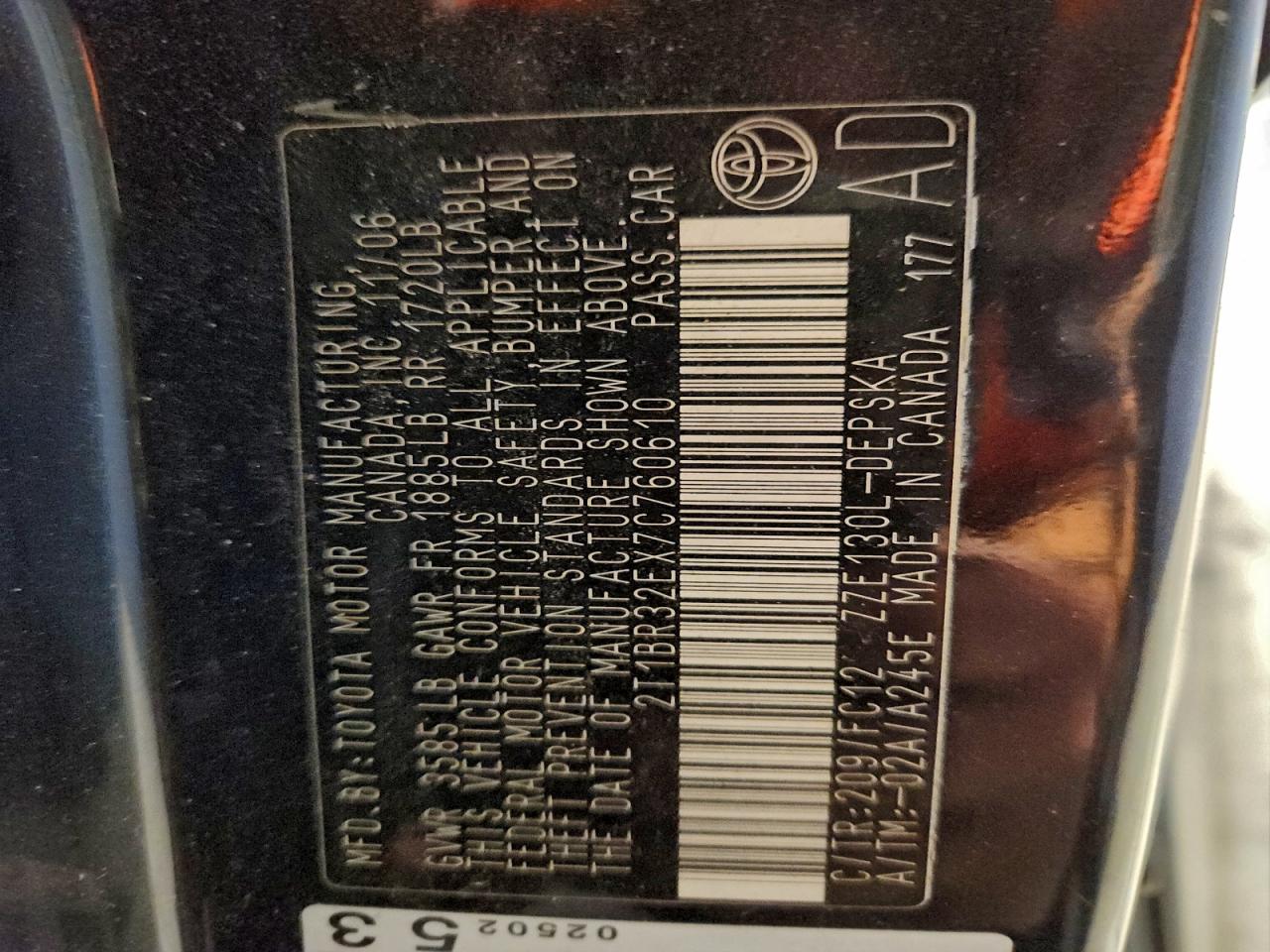 Toyota Corolla Ce Image 12