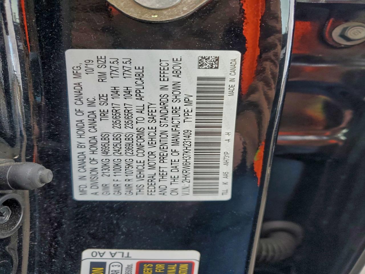 Honda Crv Lx Image 12