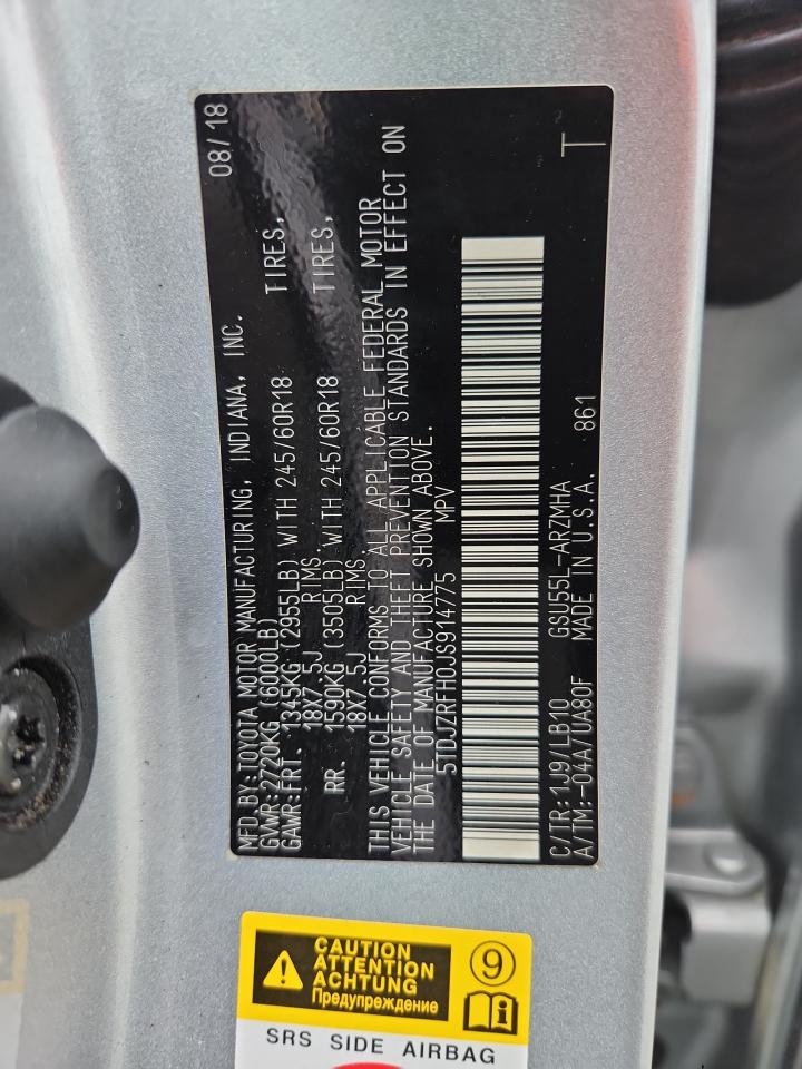 Toyota Highlander Se Image 8