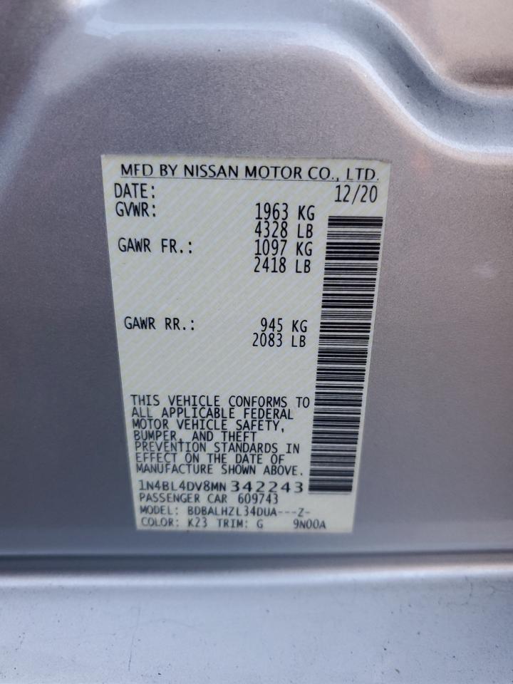 Nissan Altima Sv Image 3