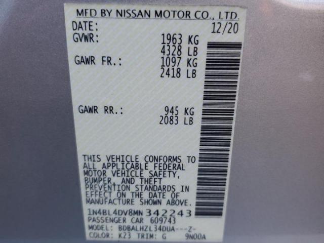 Nissan Altima Sv Image 3