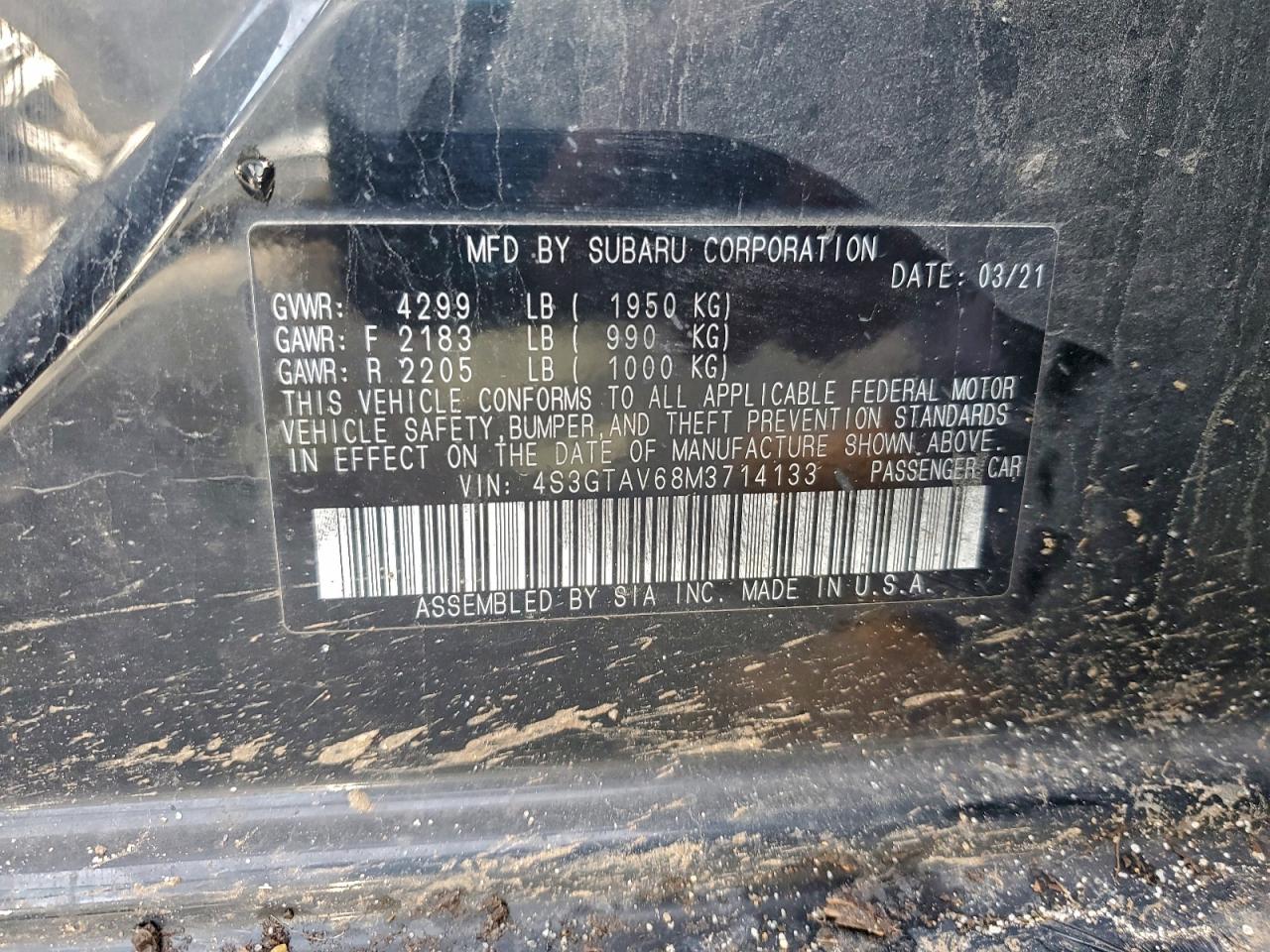 Subaru Impreza Premium Image 8